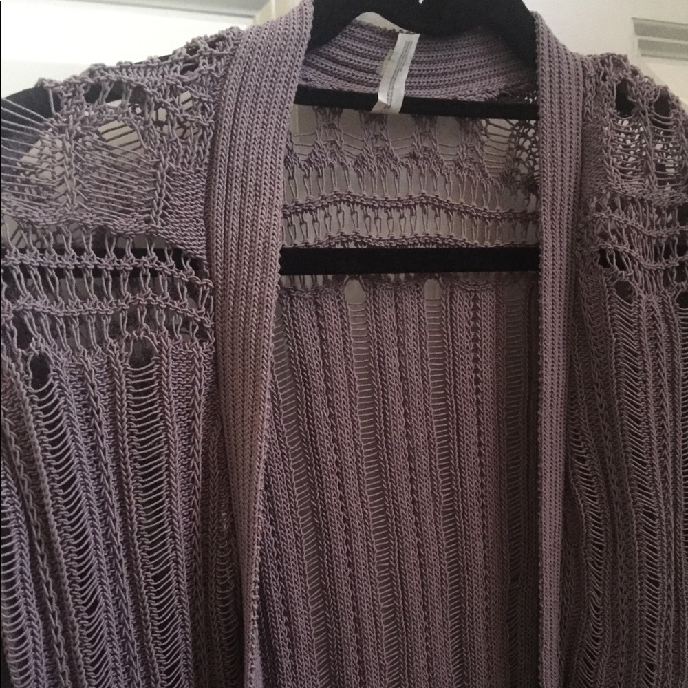 NWOT Lavender cardigan